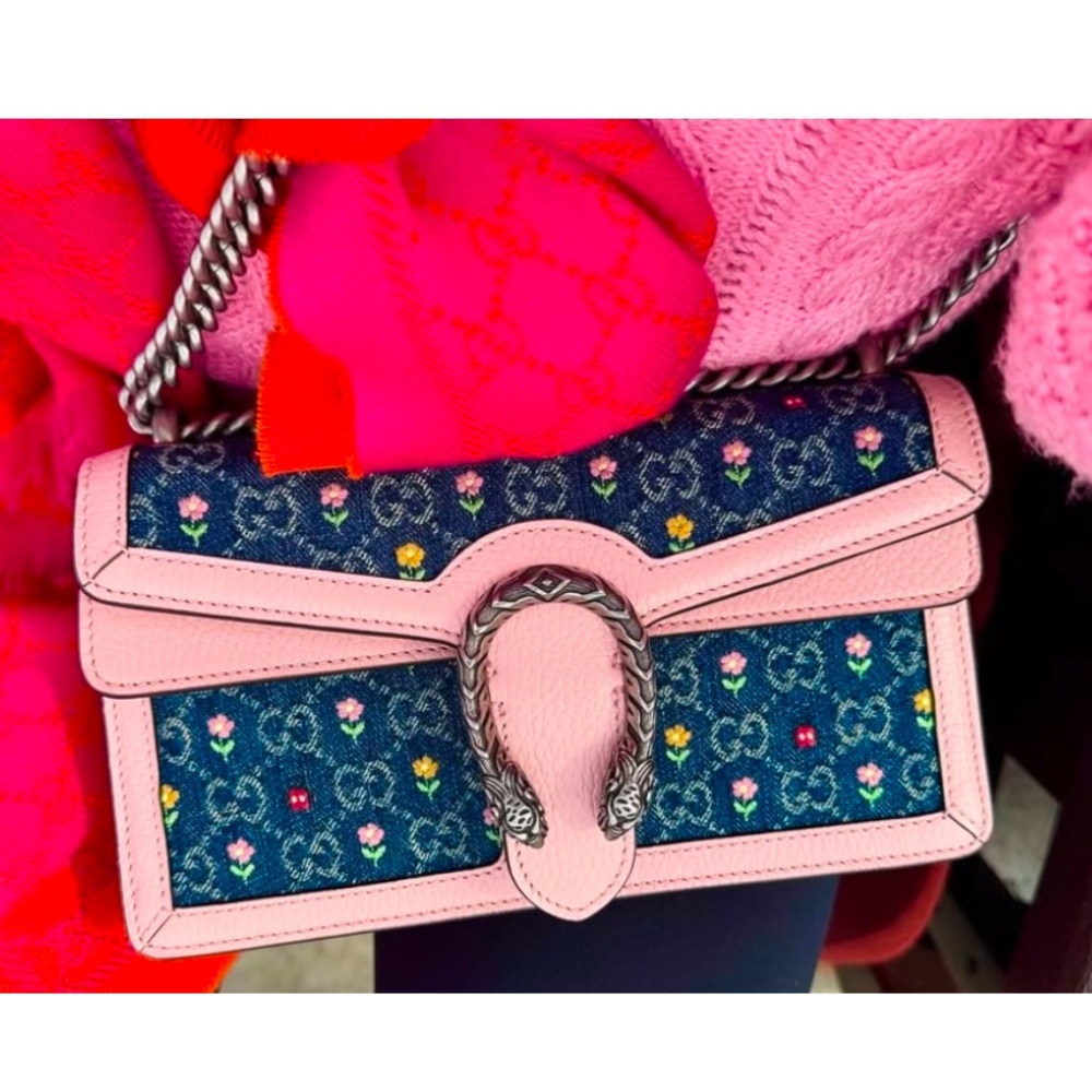 Gucci Limited Edition GG Denim Dionysus